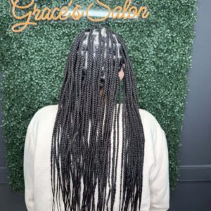 Small knotless braids