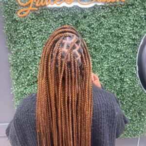 Medium knotless waist length