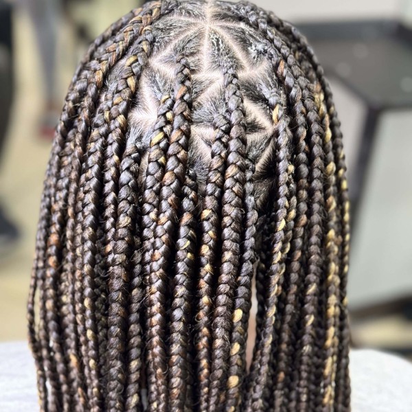 Medium box braids
