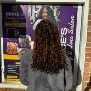 Medium Bob boho knotless