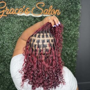 Small Bob boho knotless